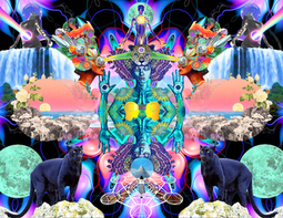 Energy Encoded Digital Cosmic Collages