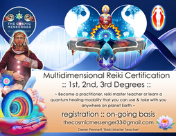 Multidimensional Reiki Certification Training, Advanced Revisitation Classes & Reiki Booster Packs 
