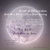 Oct Circle of Illumination :: Full Moon Ritual + Plant Elixir Journey