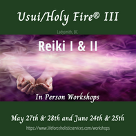 Usui/Holy Fire® III Reiki I & II In-Person Workshops