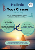New Holistic Yoga Classes in James Bay!