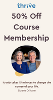 50% off Thrive's Course Membership