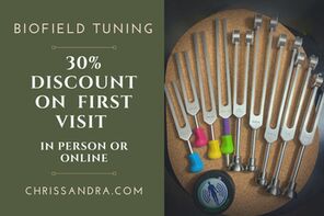 30% off first Biofield Tuning session! In Person or Distance