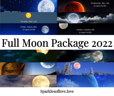 ALL 12 Full Moon Meditations 2022 for the price of 10!