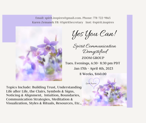 Yes, You Can! Spirit Communication Demystified