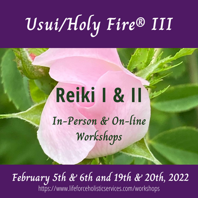 Usui/Holy Fire® III Reiki I & II - Online