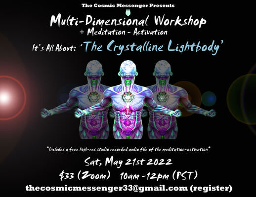 Multidimensional Workshop 'The Crystalline Lightbody'