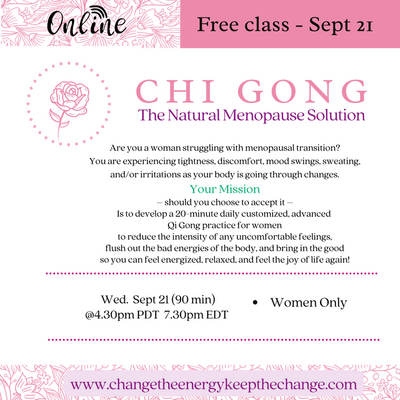 Chi Gong for Women with Master Teresa Workshop