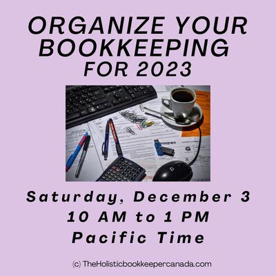 Organize Your Bookkeeping Workshop